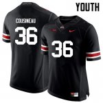 Youth Ohio State Buckeyes #36 Tom Cousineau Black Nike NCAA College Football Jersey Anti-slip FYI7744GW